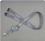 polyester lanyard with reel badge