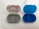 small pill box/case